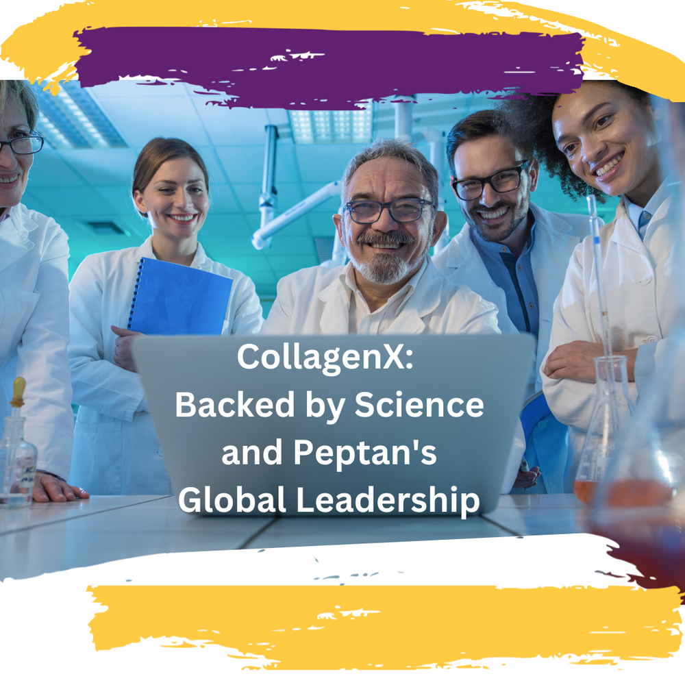 CollagenX: A Trusted Path to Wellness Backed by Science and Peptan's Global Leadership