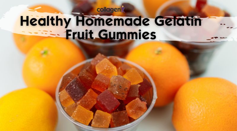Healthy Homemade Gelatin Fruit Gummies Recipe