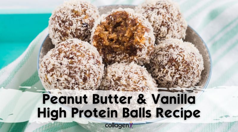 Peanut Butter & Vanilla High Protein Balls Recipe